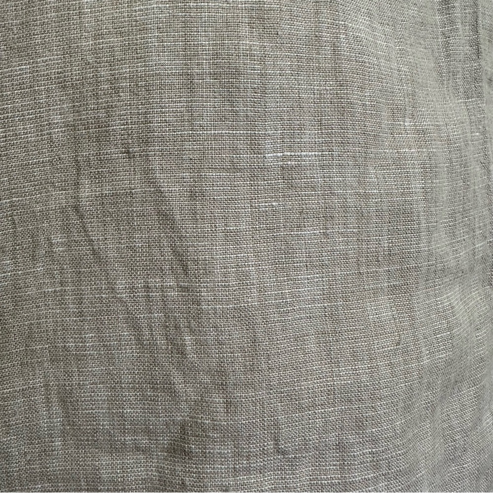 Tommy Bahama Women’s Large Beige Natural 100% Linen Button Long Sleeve - Picture 6 of 8